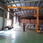 Bán cổng trục chạy trên nền bê tông